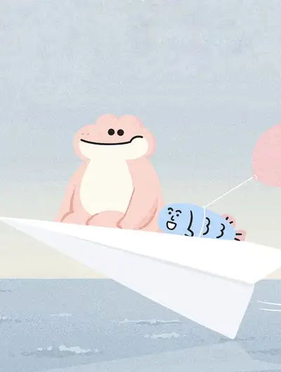 鳄里斯和鱼英俊